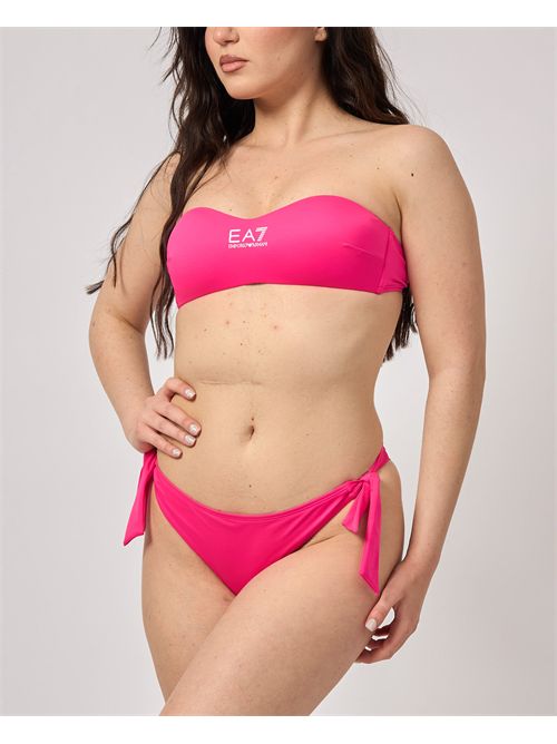 Bikini a fascia EA7 con logo EMPORIO ARMANI EA7 | 7W000319-AF12599Z4001